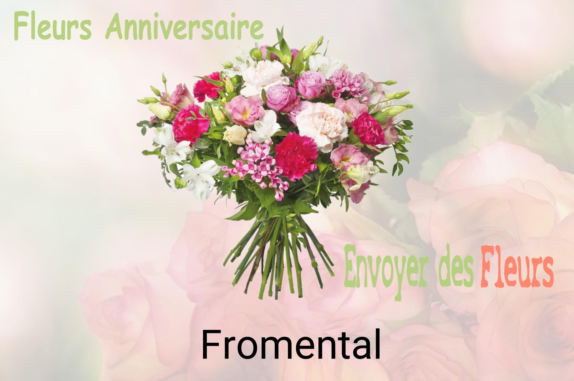 Bouquet de fleurs d’anniversaire livré à Fromental